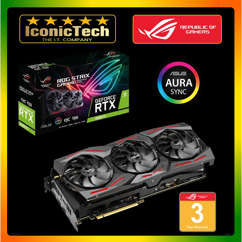 Used Item - Asus Rog Strix Geforce Rtx 2080 Ti Oc Edition 11Gb Gddr6  Graphics Card (Rog-Strix-Rtx2080Ti-011G-Gaming) | Shopee Malaysia