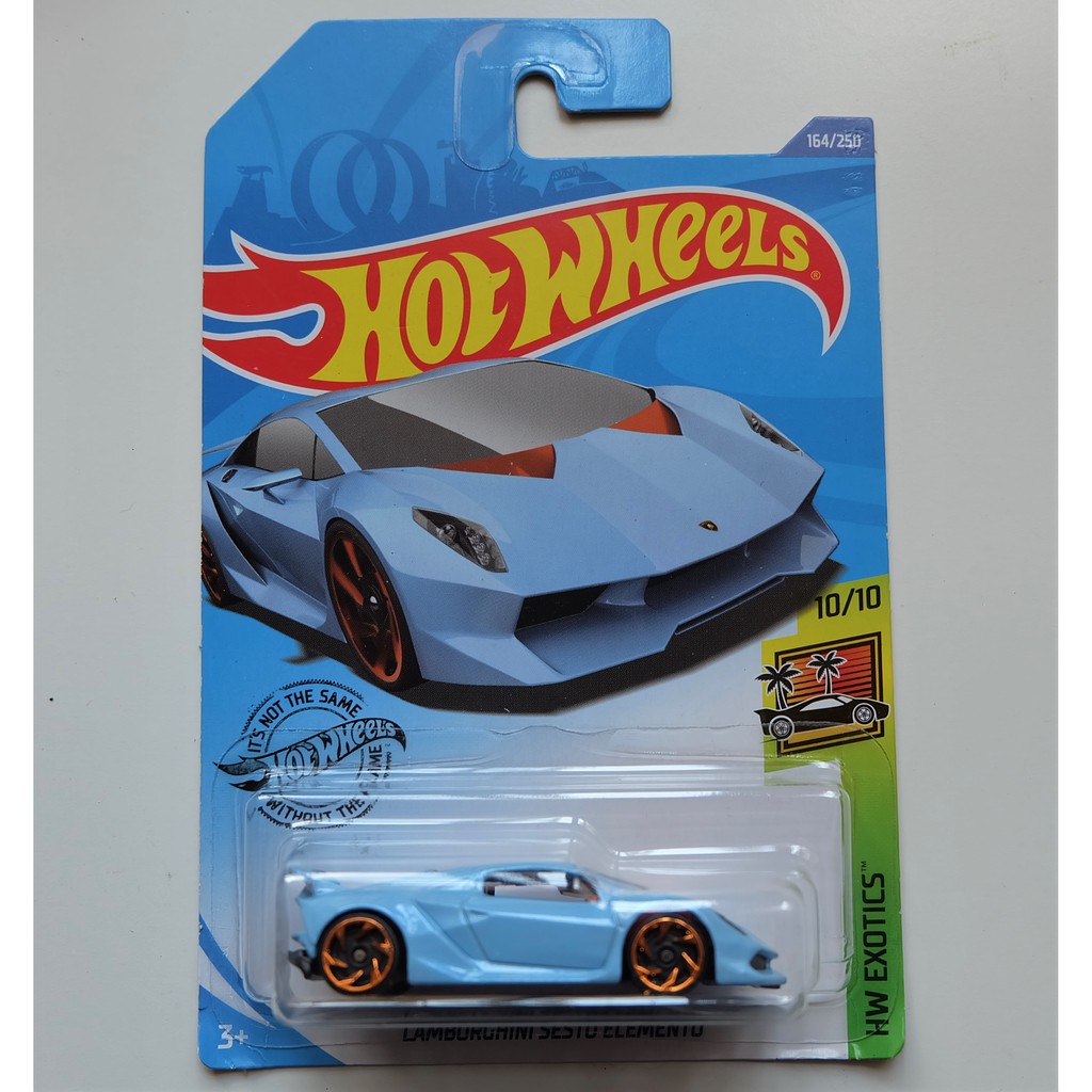 Hot Wheels Lamborghini Sesto Elemento blue | Shopee Malaysia