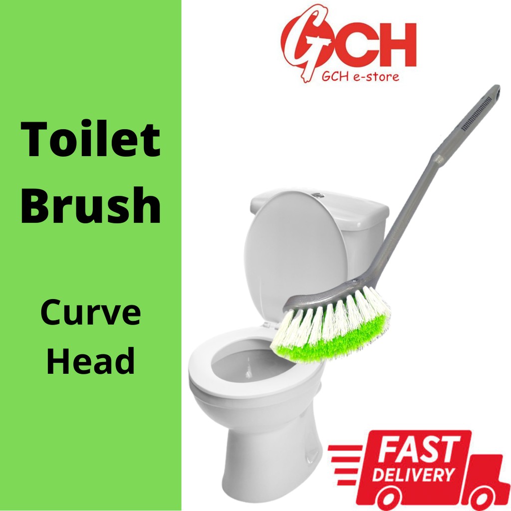 Rayaco Toilet Brush Curve Head Toilet Brush Special Angled Toilet Cleaning Tools Berus 1836