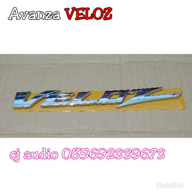 Avanza Veloz Writing emblem Logo | Shopee Malaysia