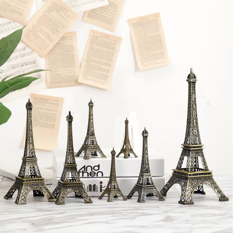 Fine Metal Eiffel Tower Paris Souvenir Miniature Decoration Birthday Gift Model