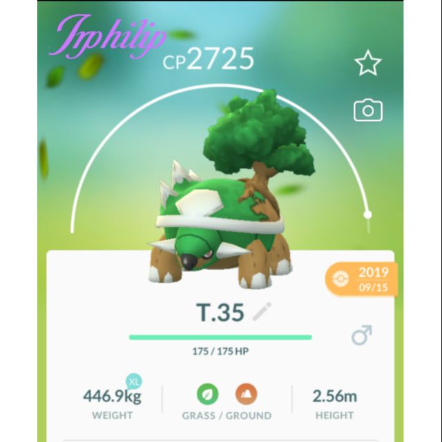 Pokemon Go High Cp Torterra For Trade Shopee Malaysia