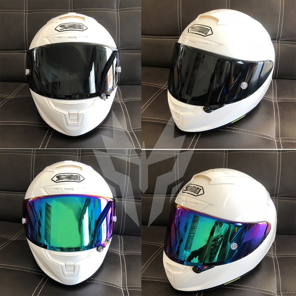 D DOLITY Motorcycle Open/Half Face Helmet Visor Lens Shield for X-14 CWR-F CWR-1 Pinlock X-Spirit 3 RF-1200 RF-SR RF1200 Repair Parts Blue 