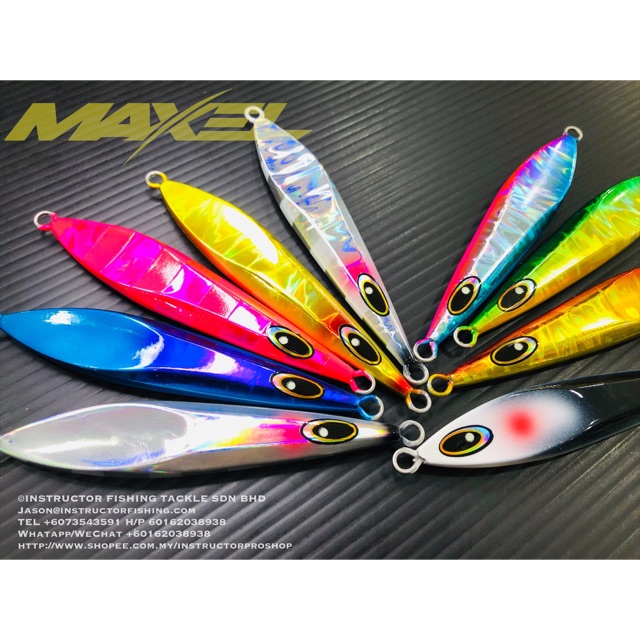 MAXEL BUMBLEBEE JIGGING 80150g JIGS FISHING LURE Shopee Malaysia