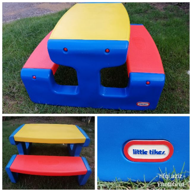 Little Tikes Picnic Table Sold Shopee Malaysia