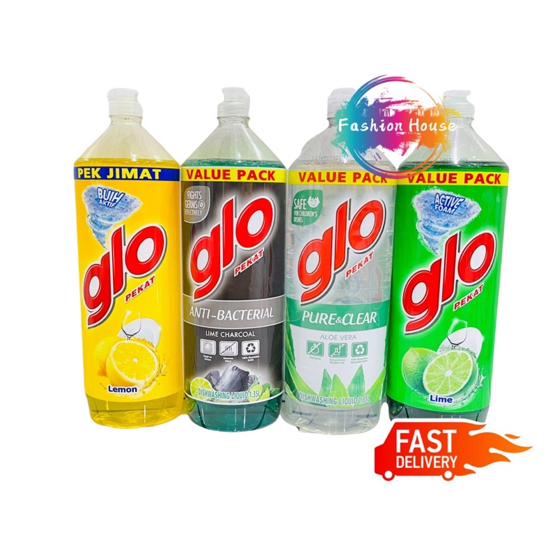 Glo Dishwashing Liquid 4 Variants (1.35L) Shopee Malaysia