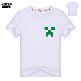 Minecraft Boys Adventure Cotton Vest T Shirt Sleeveless Video Game Tank Top Shopee Malaysia - creeper t shirt roblox body