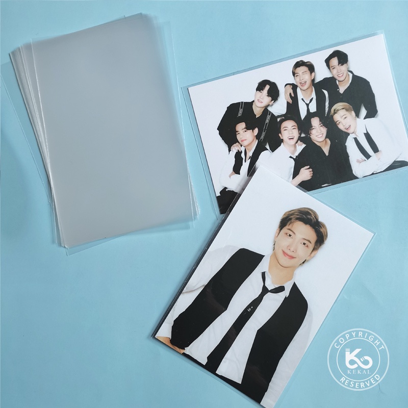 Purpose Essential 【Acid Sleeves Postcard】50pcs High Clarity PP Card Toploader 3R 4R Photos Storage Transparent Ga... - Image 5