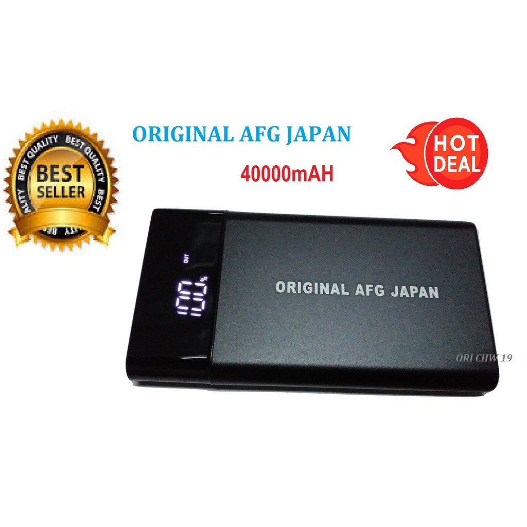 40000mah Power Bank Afg Japan Original Shopee Malaysia