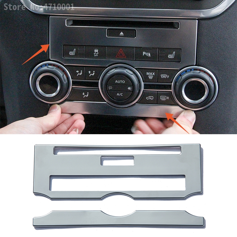 Inner Console AC & CD Panel Trim Cover For Land Rover Discovery Sport 2015-2018