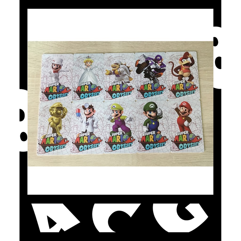 amiibo cards mario odyssey