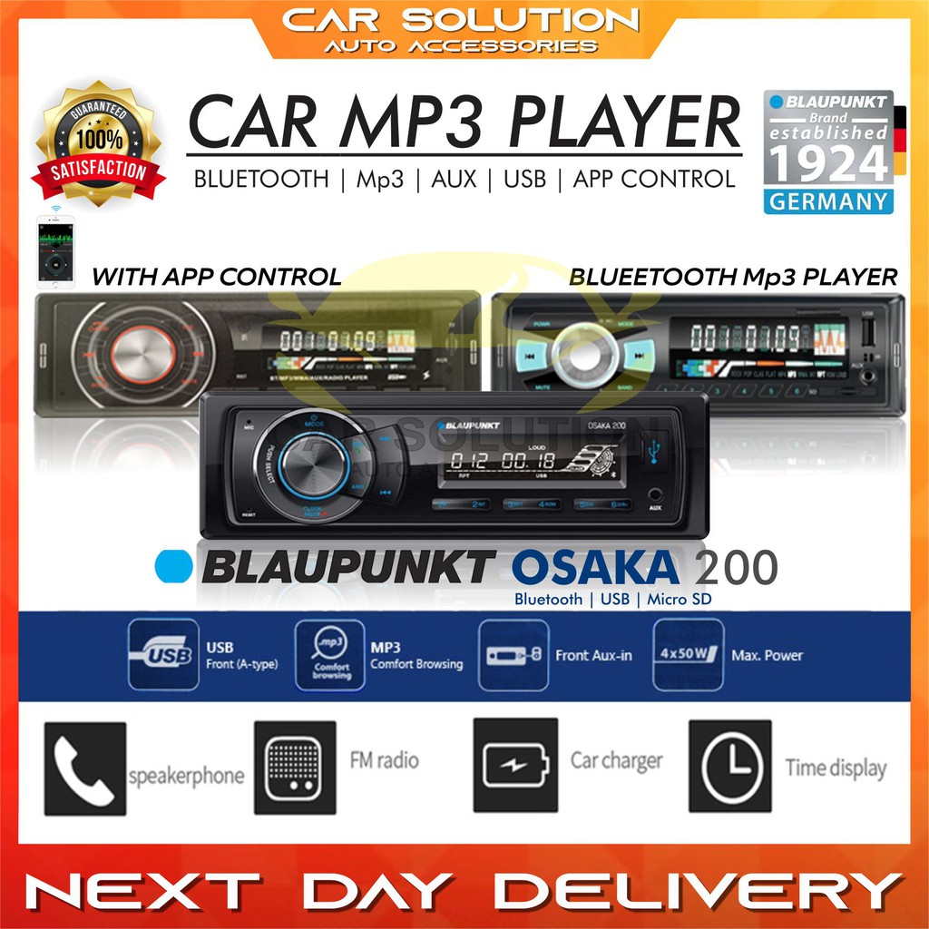 Car Bluetooth Radio Stereo Head Unit Blaupunkt Osaka 200