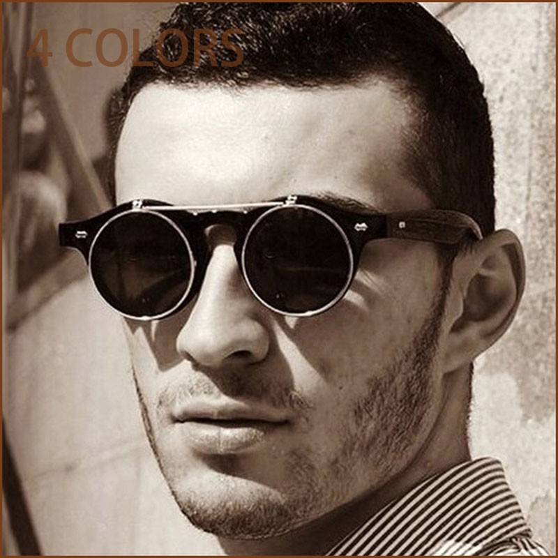 retro flip sunglasses