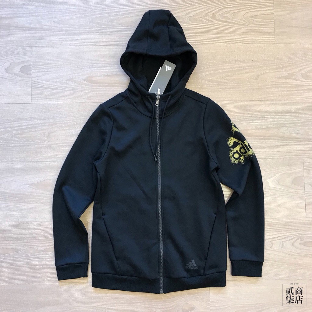 adidas gold logo hoodie