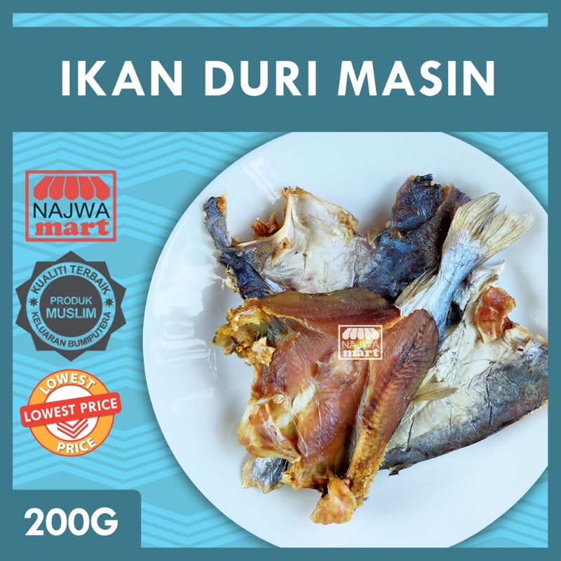 Ikan Duri Masin Ikan Kering 200gm Shopee Malaysia