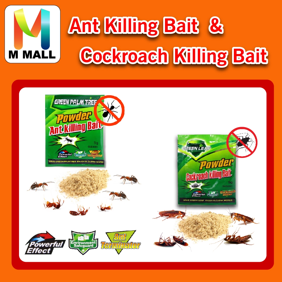 POWDER ANT KILLING BAIT / COCKROACH KILLING BAIT 5G PER PACKS 1pcs