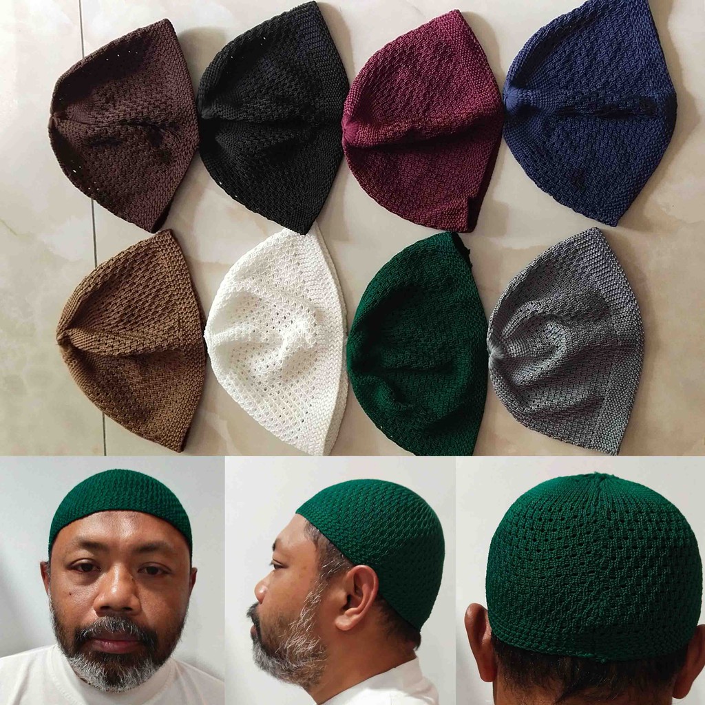 Kopiah Kait Dewasa Pelbagai Warna | Shopee Malaysia