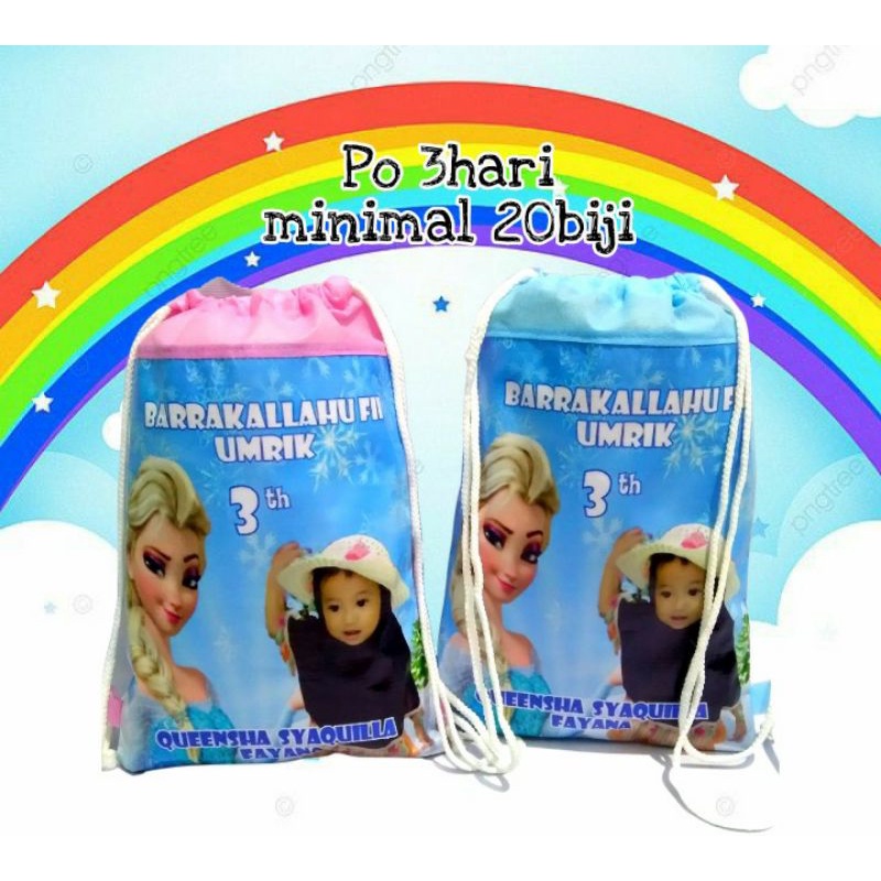 BIRTHDAY BAG BIRTHDAY BAG/ CHILDREN'S BIRTHDAY BAG DRAWSTRING BACKPACK/ DRAWSTRING BACKPACK/