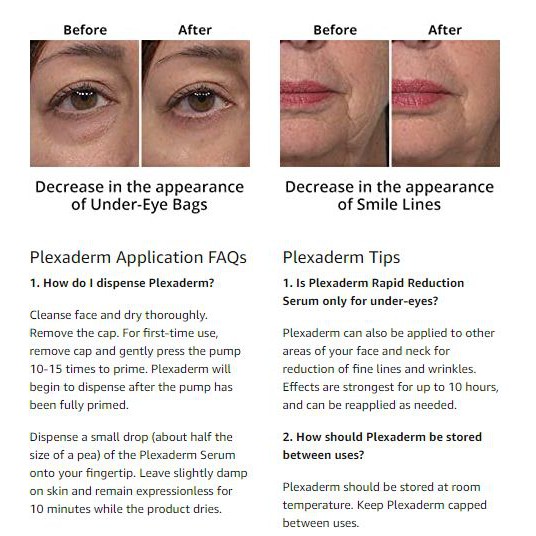 plexaderm under eye serum