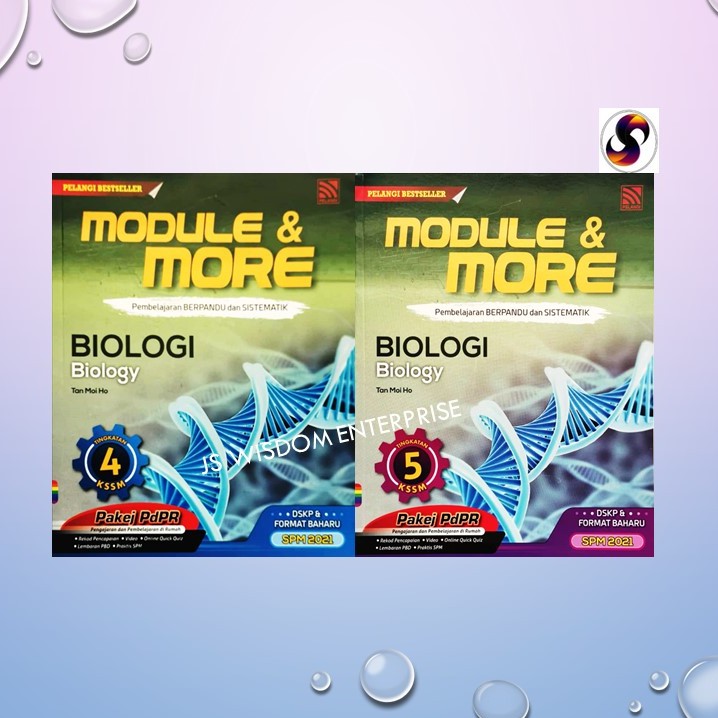 BUKU AKTIVITI 2021  MODULE & MORE BIOLOGI TINGKATAN 4 , 5(DWIBAHASA