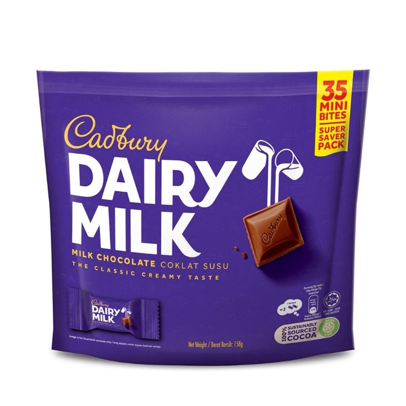 CADBURY DAIRY MILK MINI 35X4. 5G | Shopee Malaysia