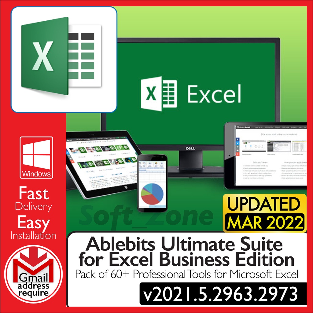 Ablebits Ultimate Suite for Excel Business Edition 2021.5.2963.2973 ...