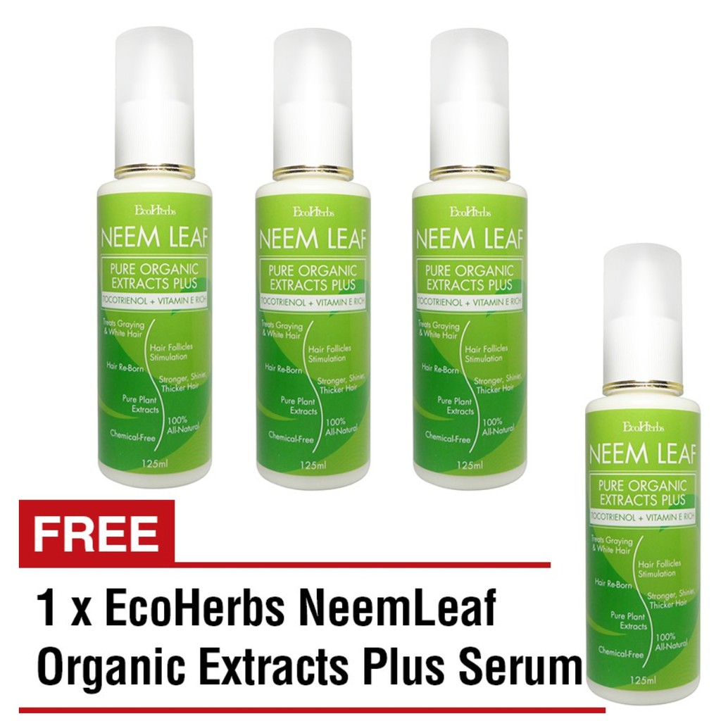 Buy 3 Free 1 Ecoherbs Neemleaf Serum For Treating Premature