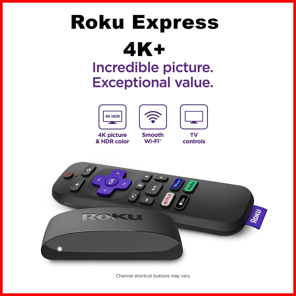 Roku Streaming Stick 4K | Roku Express 4K+ | Roku Ultra 2022 | Dolby ...