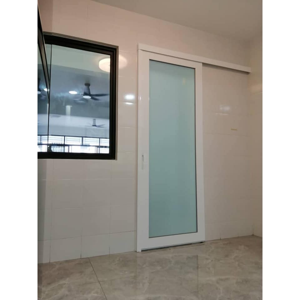 Single Panel Interior Wooden Sliding Glass Doors In Singapore