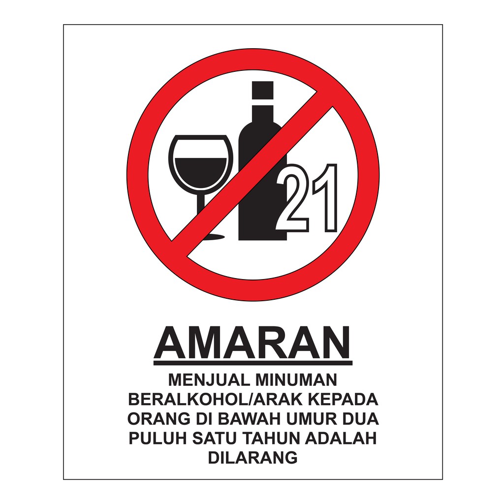 AMARAN! MENJUAL MINUMAN BERALKOHOL/ARAK KEPADA ORANG DI ...