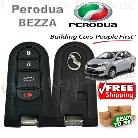 PERODUA MYVI AXIA ARUZ AND BEZZA SMART KEY 4 BUTTON  Shopee Malaysia