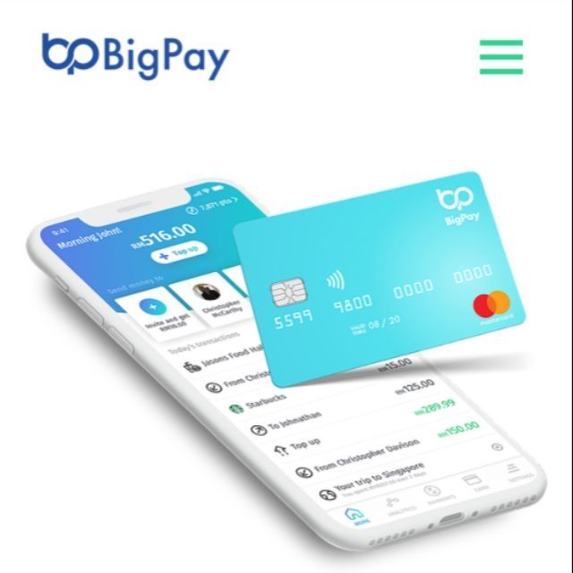 Bigpay ewallet top up rm50 (receive rm48) | Shopee Malaysia