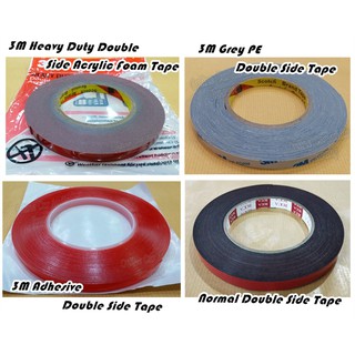 Original 3m Heavy Duty Double Sided Acrylic Foam Tape 10mm X 10m X 0 8mm Shopee Malaysia
