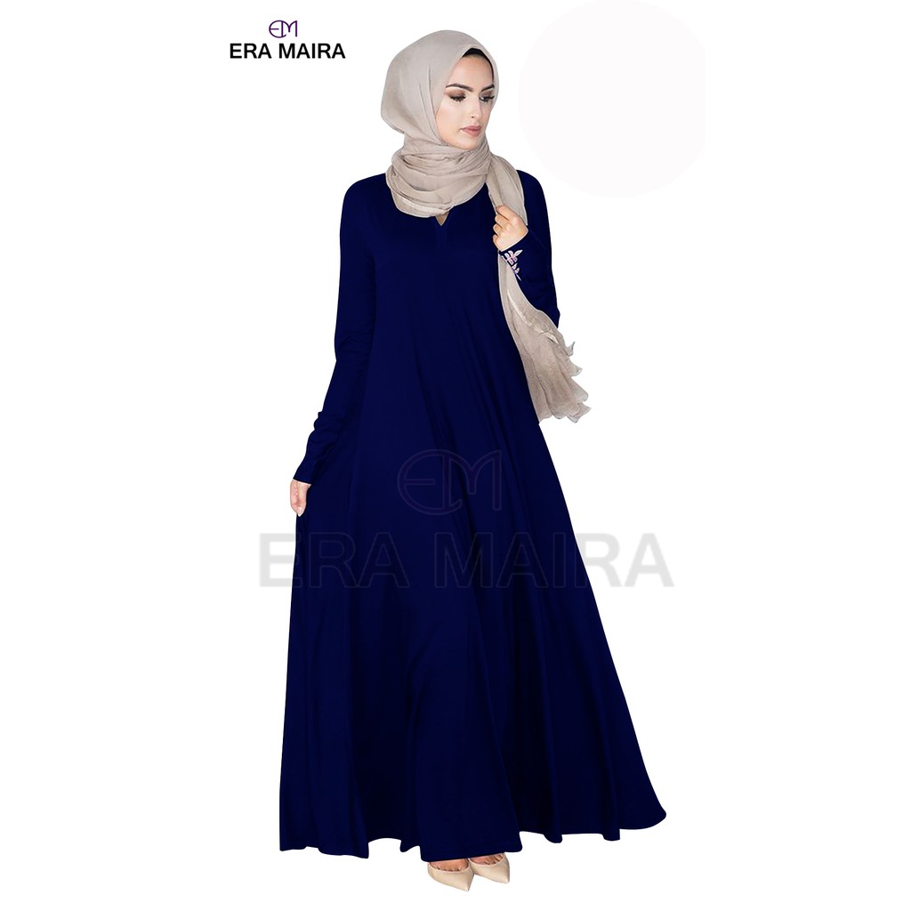 jubah dark blue