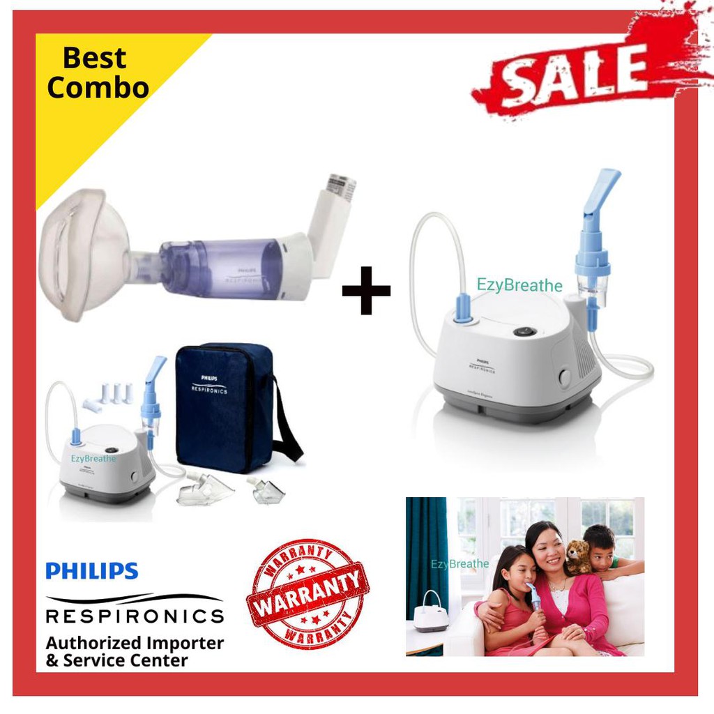 Philips Respironics InnoSpire Elegance Nebulizer AND OptiChamber