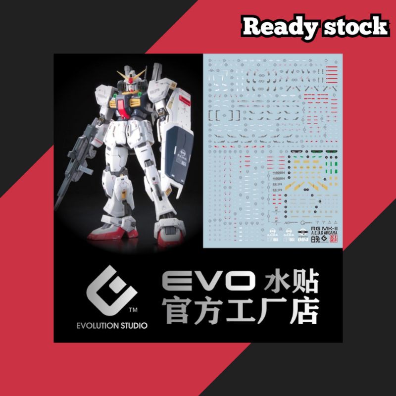 DL Water Decal Stickers for Bandai RG 1/144 RX-178 Gundam Mk II 2 AEUG Model Kit 