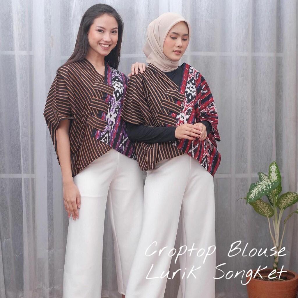 Baju Batik Perempuan Malaysia Tops