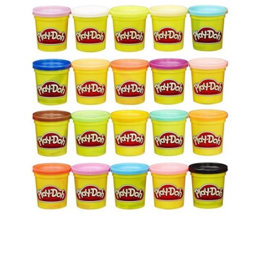 Hasbro ORI 4oz Play-Doh Classic Safe Non-Toxic Educational PD Dough ...