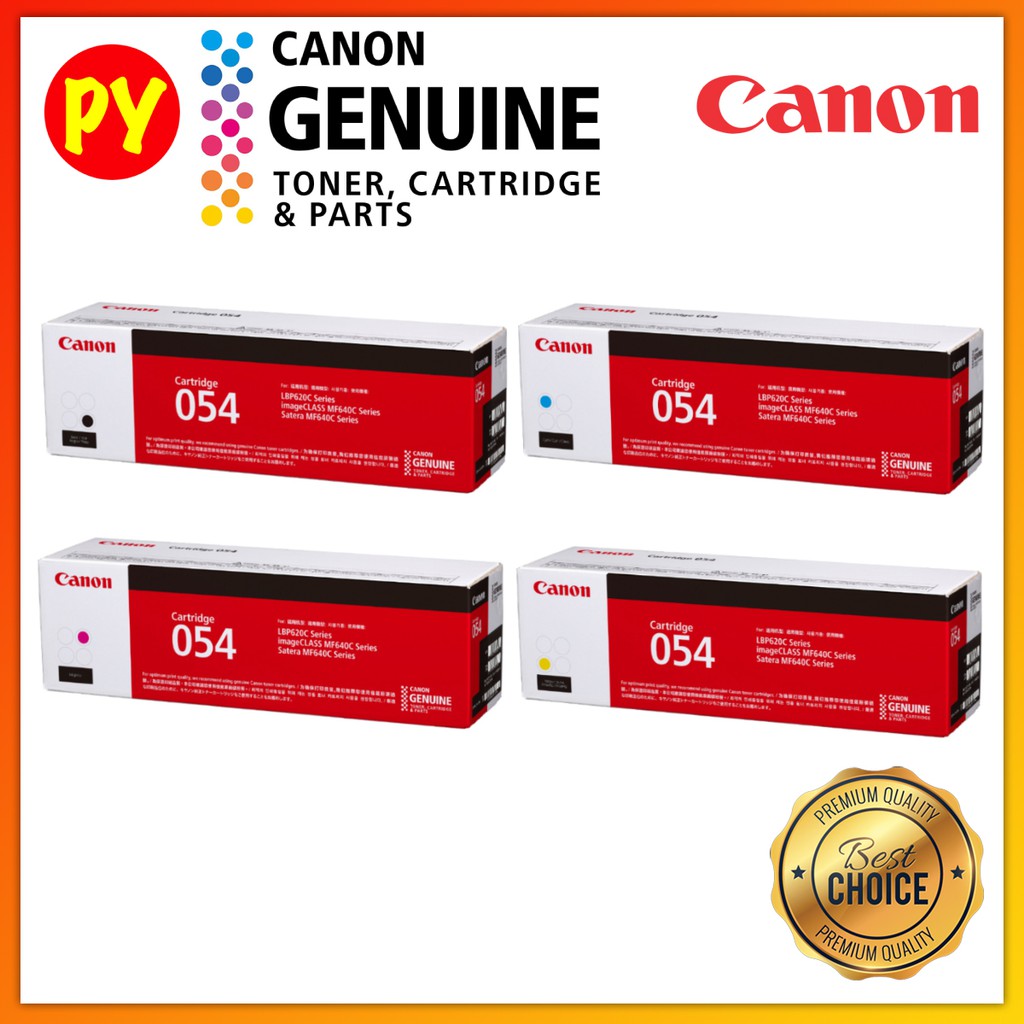 Canon Cartridge 054 / 054H Original Laser Toner - (B,C,M,Y) High Cap Series For MF641cw LBP623cdw MF643CDW MF645CX | Shopee Malaysia