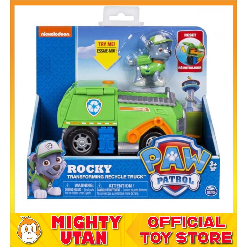 paw patrol rubble truck toy