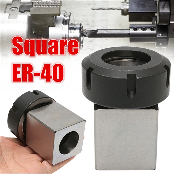 ER-40 Square Collet Chuck Block Holder 3900-5125 for CNC Lathe Engraving Machine