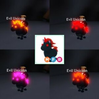 Adopt Me Legendary Mega Fly Ride Evil Unicorn MFR | Shopee Malaysia