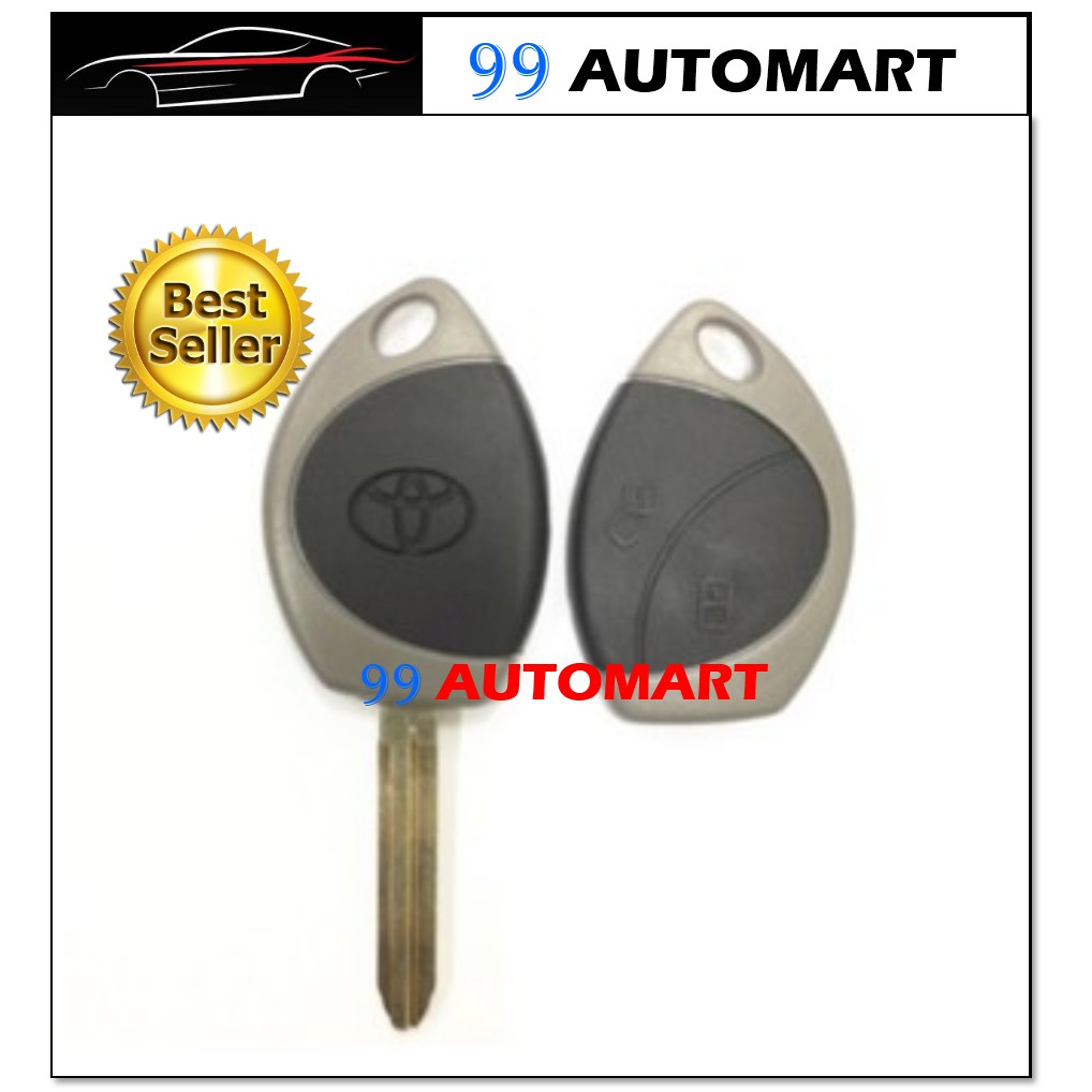 Toyota hilux/unser/innova/vios 2 button remote control cover casing ...