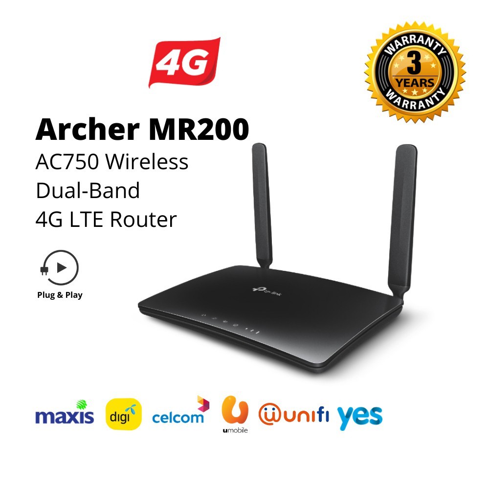 Tp Link Tl Mr6400 Mr100 Mr0 Mr400 High Specs Version 4g Lte Wireless Wifi Sim Modem Router Mr6400 Mr0 4g680 Shopee Malaysia