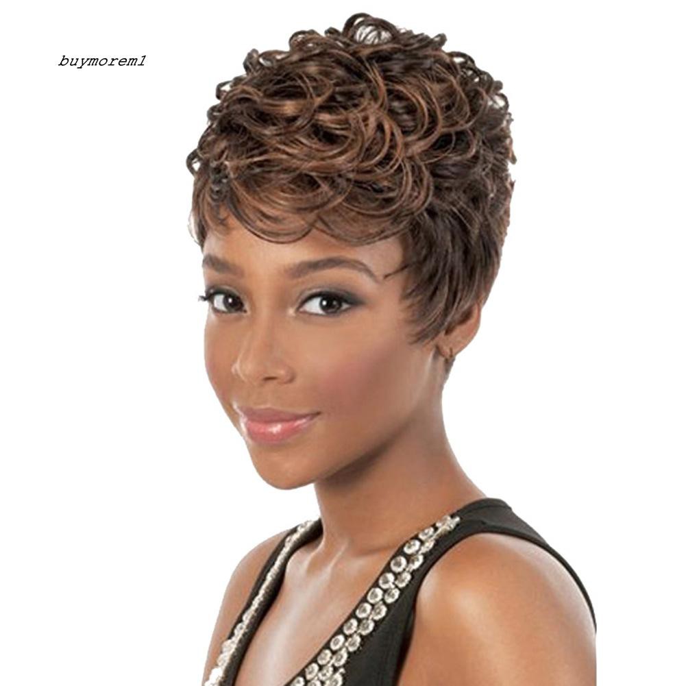 short light brown wig