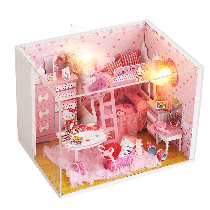 Diy Princess Room Cottage Children S Handmade Doll House Creative