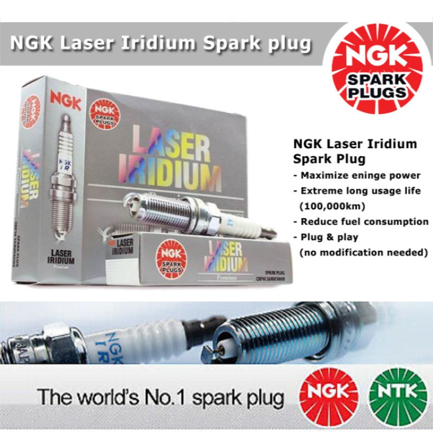 NGK Laser Iridium Spark Plug Honda Jazz 1.5 IVTEC (3rd Gen) Shopee