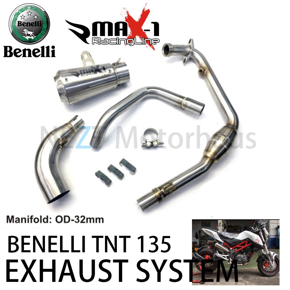 benelli tnt 135 exhaust