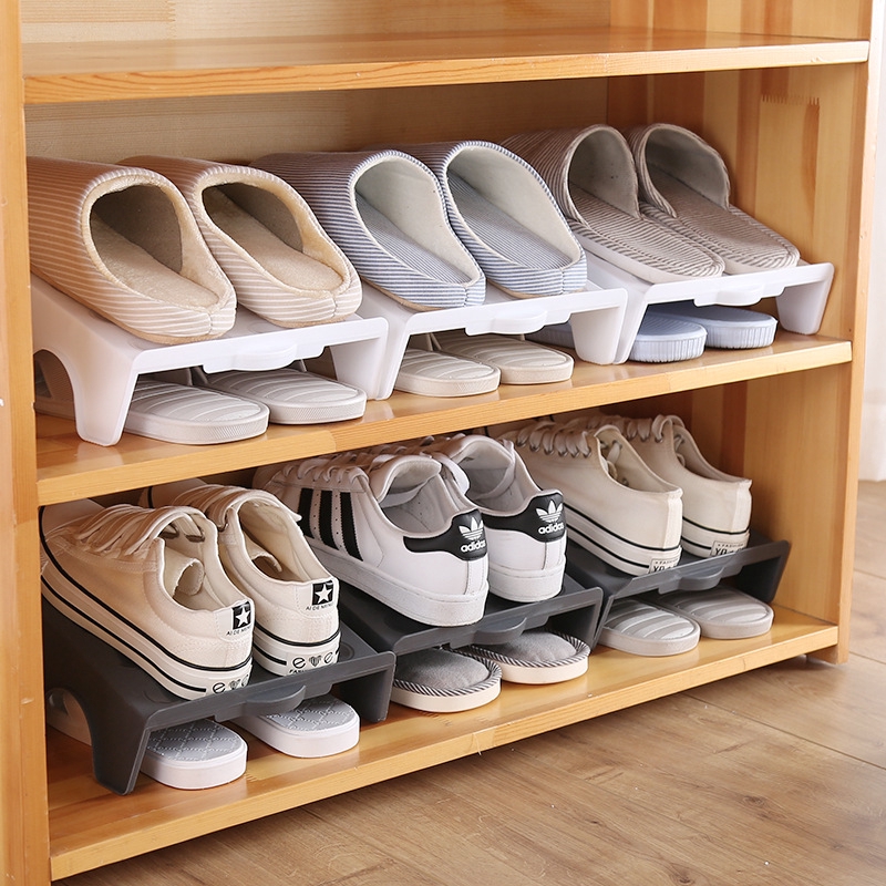 Shoe Storage Plastic Double Shoe Storage Rack Shoe Racks Storage