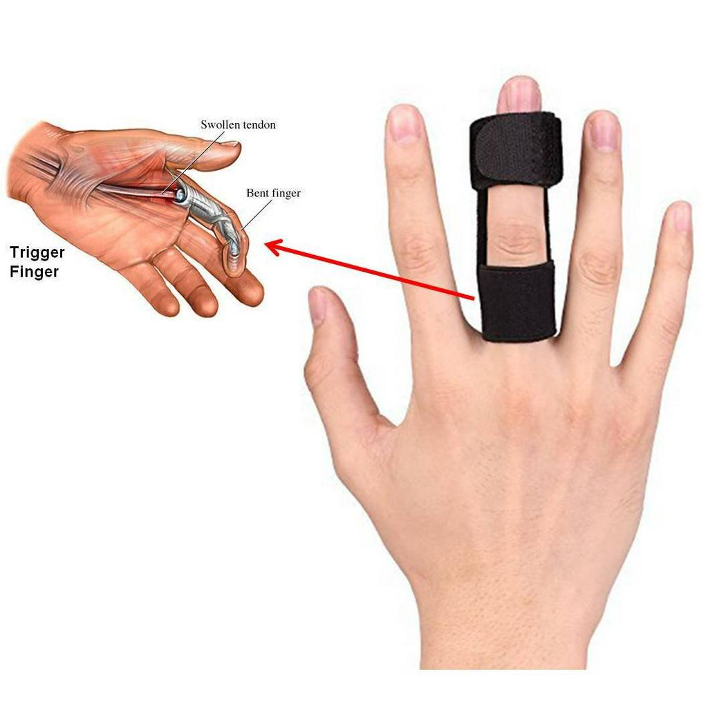 Trigger Finger Splint, Breathable with Airhole, Built-in Aluminum Great ...